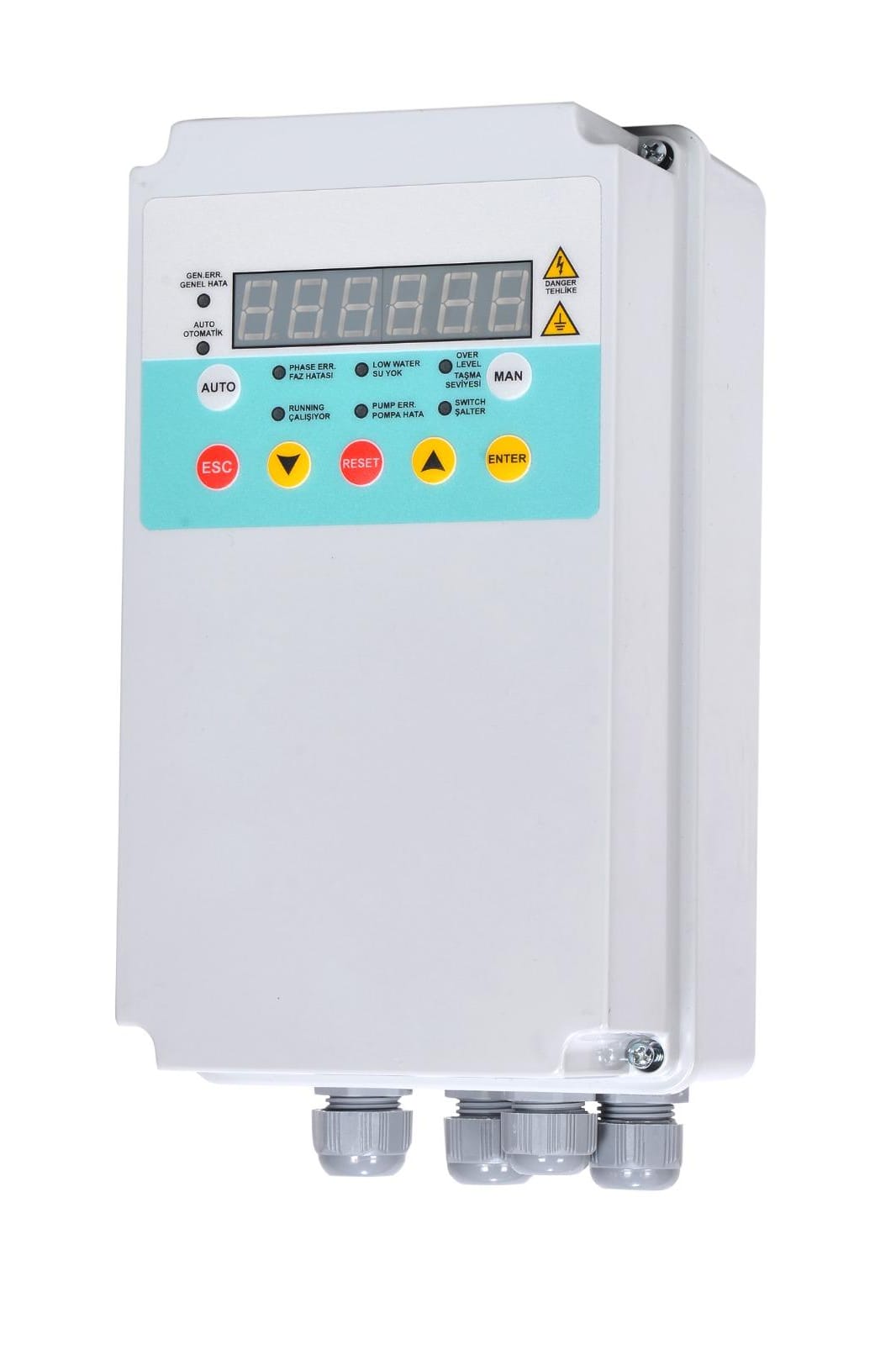 1 POMPALI ELEKTRONİK POMPA KONTROL PANOSU