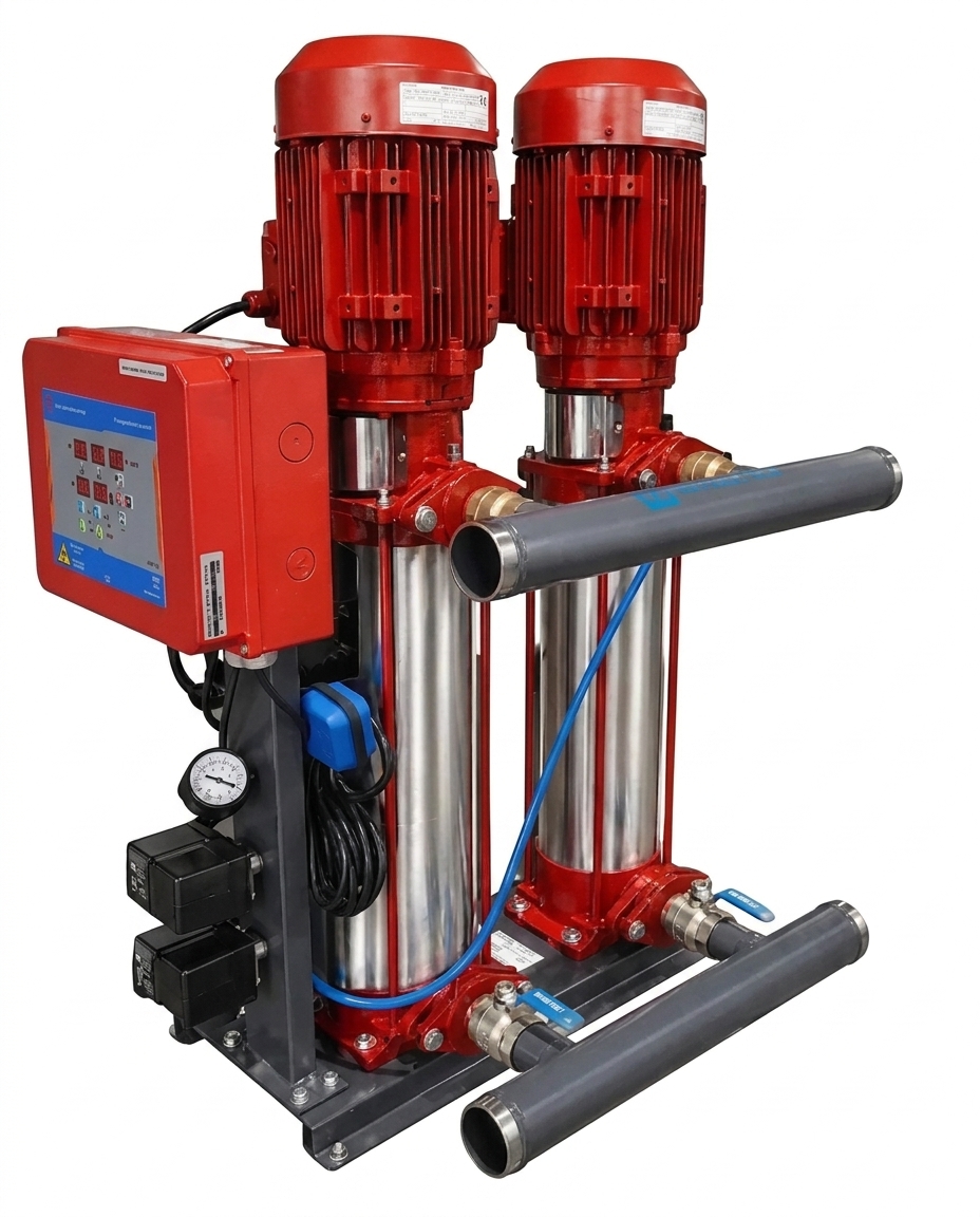 EXDP-Y 2/606 İKİ POMPALI YANGIN HIDROFORU (2x6 m3/h- 60mss)
