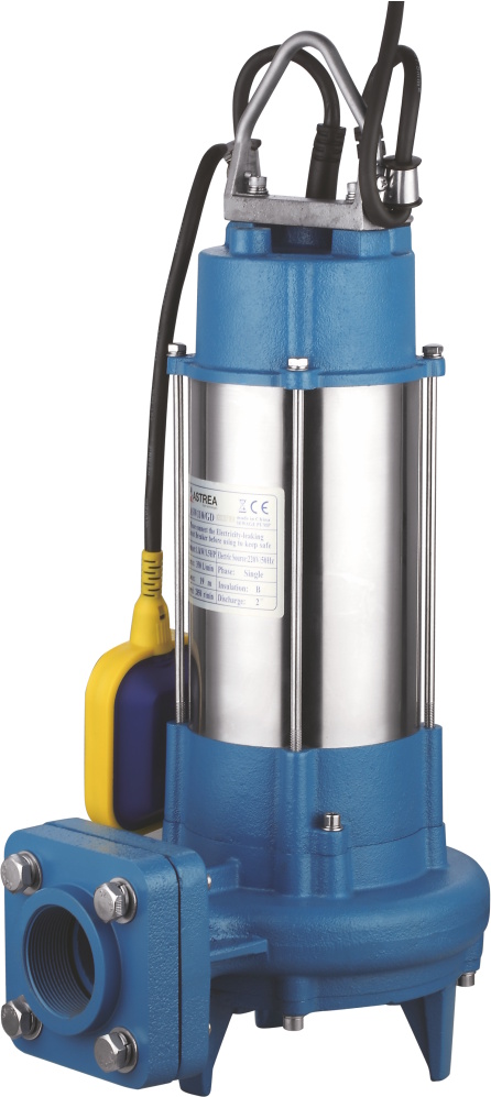 ASW110/GD PARÇALAYICI BIÇAKLI DALGIÇ TİP ATIKSU POMPASI (9m3/h-14mSS)