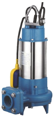 ASW80/GD PARÇALAYICI BIÇAKLI DALGIÇ TİP ATIKSU POMPASI-MONOFAZE (9m3/h-11,5mSS)