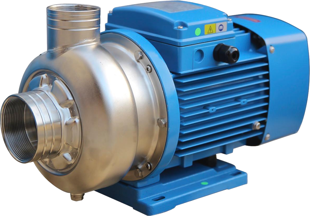 ADW 400T 3 KW KOMPLE PASLANMAZ ÇELİK (AISI304) YATAY MİLLİ TEK KADEMELİ AÇIK ÇARKLI TRİFAZE POMPA (Qmax=50 m3/h - Hmax=21,5 mSS)